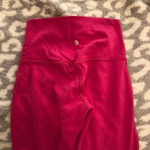 Lululemon sonic pink align leggings